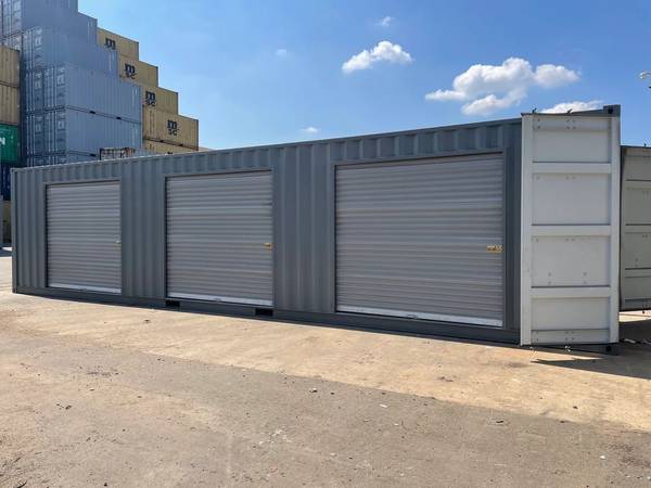 40 Foot Roll-Up Side Door Shipping Container