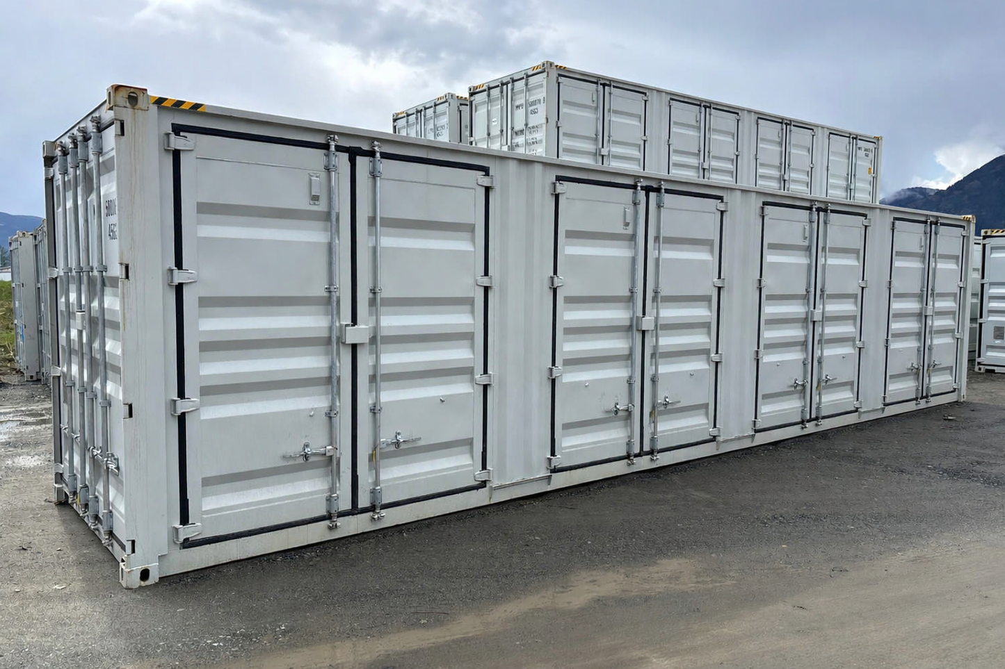40 Foot Side Door Shipping Container (4 Doors)